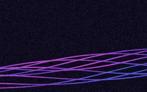 Ribbons of light background